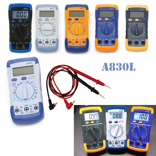 DIYMORE A830L LCD Digital Multimeter DC AC Voltage Diode Freguency ...