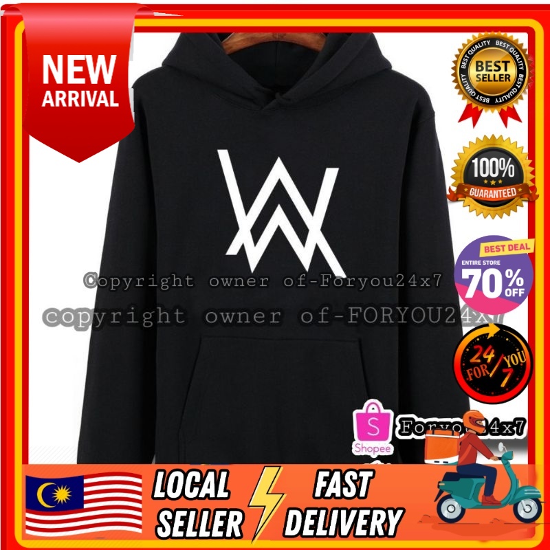 Alan walker hoodie discount shopee