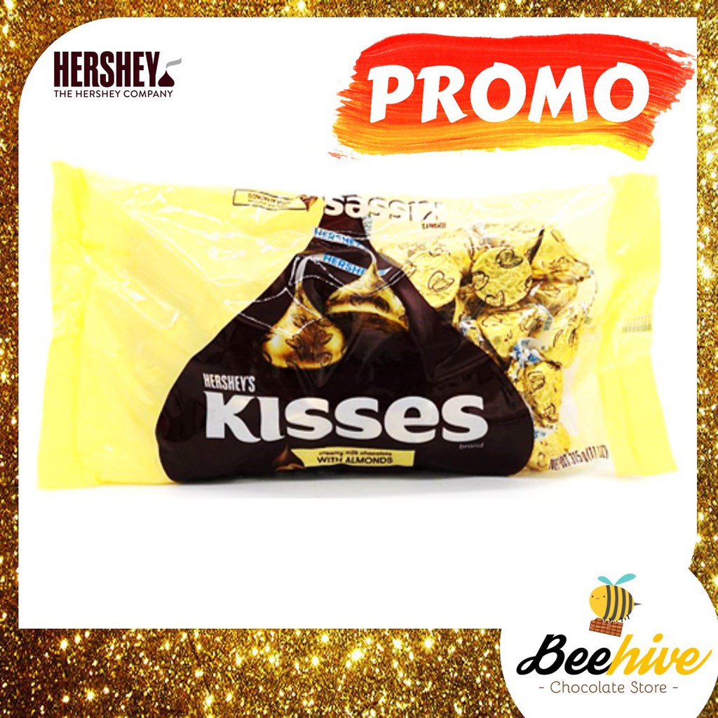 Hershey's Kisses Creamy Milk Chocolate with Almond 300g [Halal