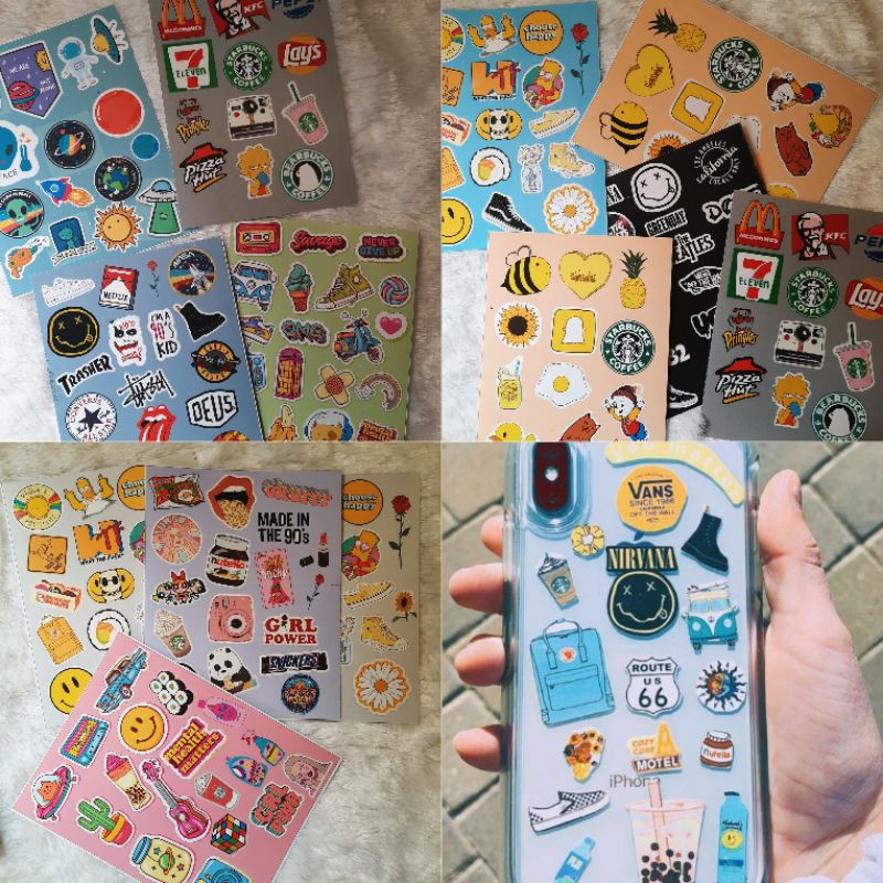 Tumblr stickers aesthetic sticker/s hp Laptop/s Sticker pack | Shopee ...