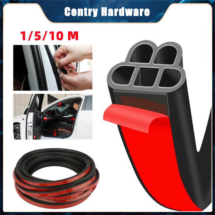 5/10Meter Car Door Rubber Seal Strip Filler Car Door Weather strip For