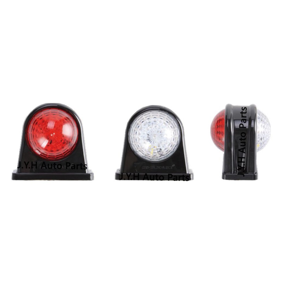 Lorry Led Red White Side Light Side Lamp Market Lamp Lampu Tepi Truck ...