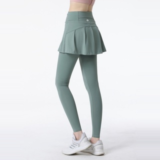 Lululemon yoga sports two-piece skirt pants with back pockets and high  waist ballet pants 9021