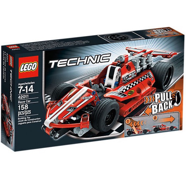 Lego Technic 42011 Race Car pull back function Shopee Malaysia