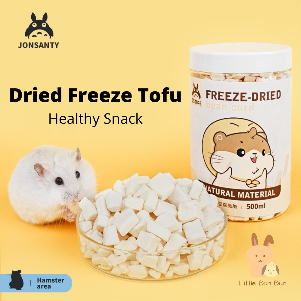 Dried Freeze Tofu - bean curd healthy snack hamster rabbit hedgehog cat ...