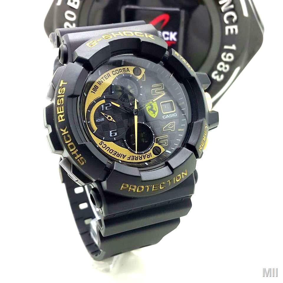 quartz watch Malaysia 2 Years Warranty Casio G Shock Ferrari Digital Sports LED Gshock G Shock Men Watch Jam Tangan Shopee Malaysia