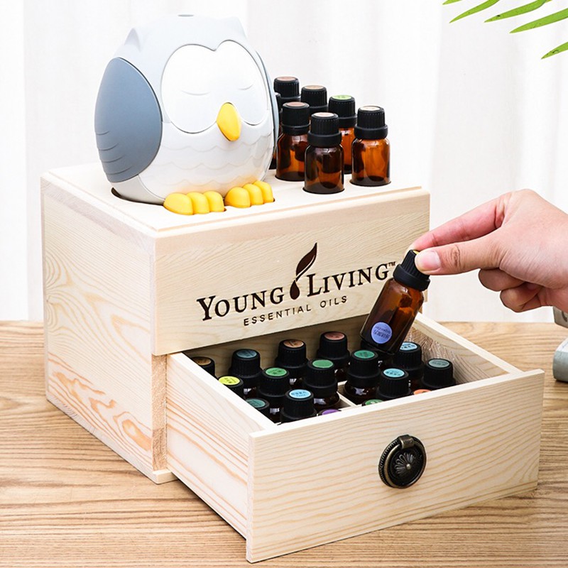 YOUNG LIVING DOUBLE RACK OWL DIFFUSER DISPLAY RACK/ PREMIUM GRADE ...