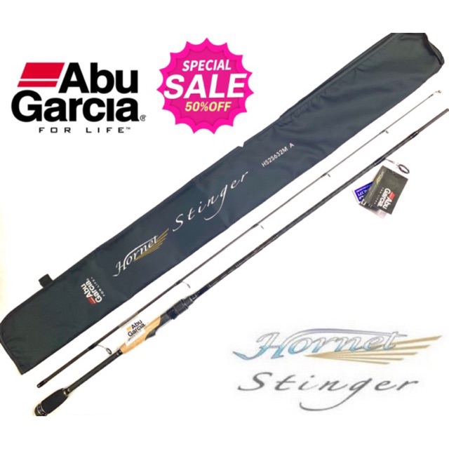 OFFER! ABU GARCIA HORNET STINGER SMG SERIES 6 FEET 2 MEDIUM # ROD FISHING  #HS2S622M SMG #ORIGINAL # ROD PANCING