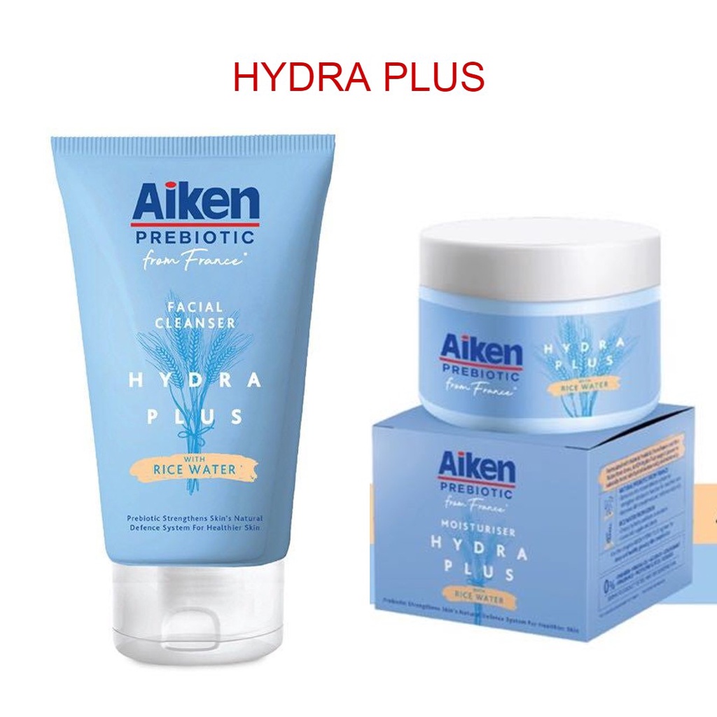 AIKEN Prebiotic Hydra Moisturiser 40G Aiken Hydra Plus Facial Cleanser