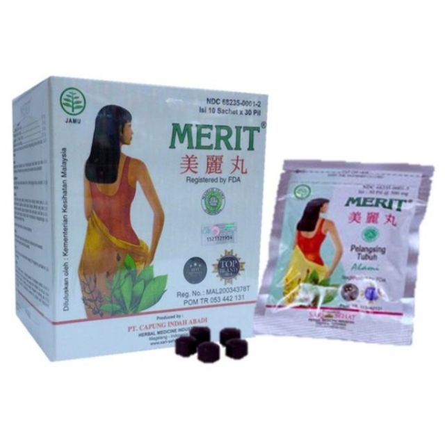 Merit Natural Body Slimming (10 packet x 30's) | Shopee Malaysia