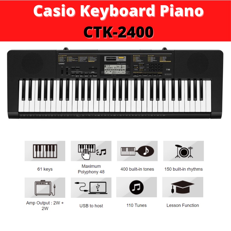 Casio ctk 2400 specifications hotsell