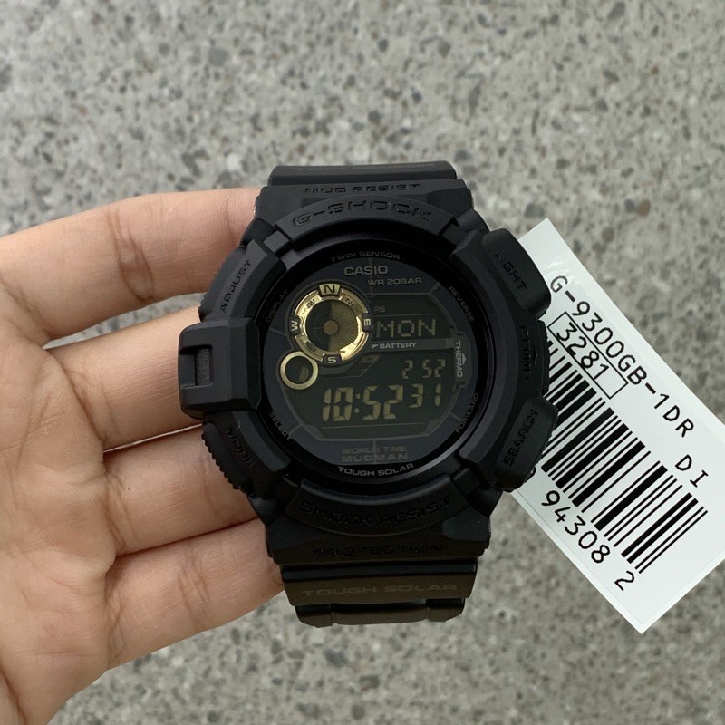 READY STOCK 100% ORIGINAL CASIO G-SHOCK MUDMAN G-9300 SERIES BLACK