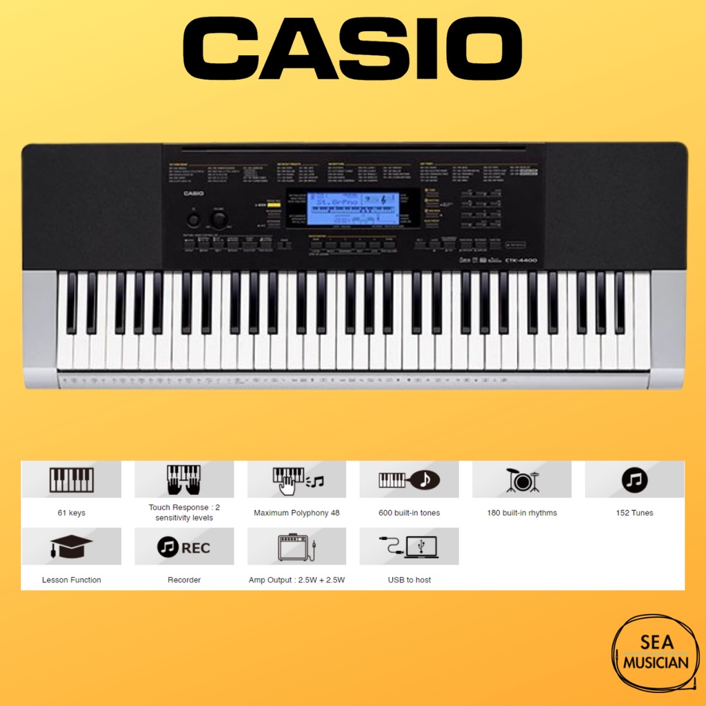 Casio ctk 4400 features best sale