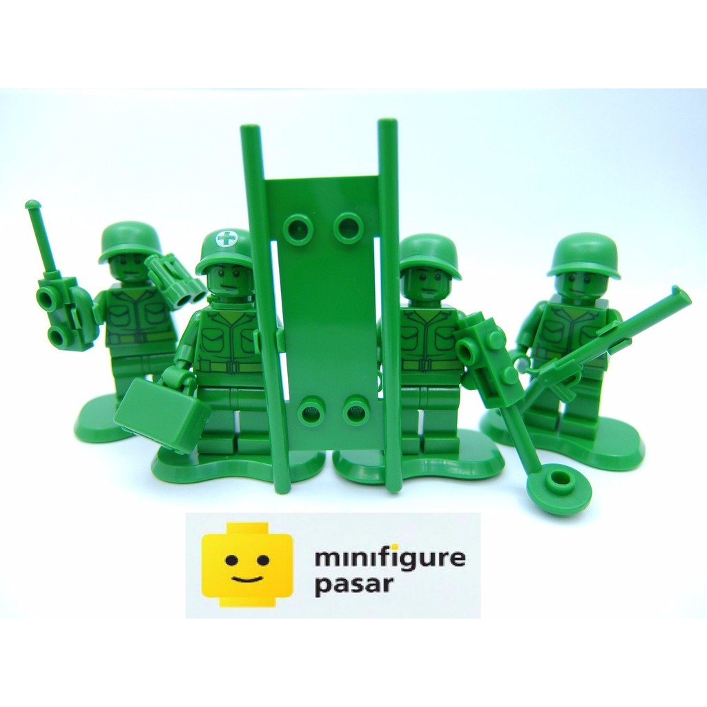 Lego store green soldiers