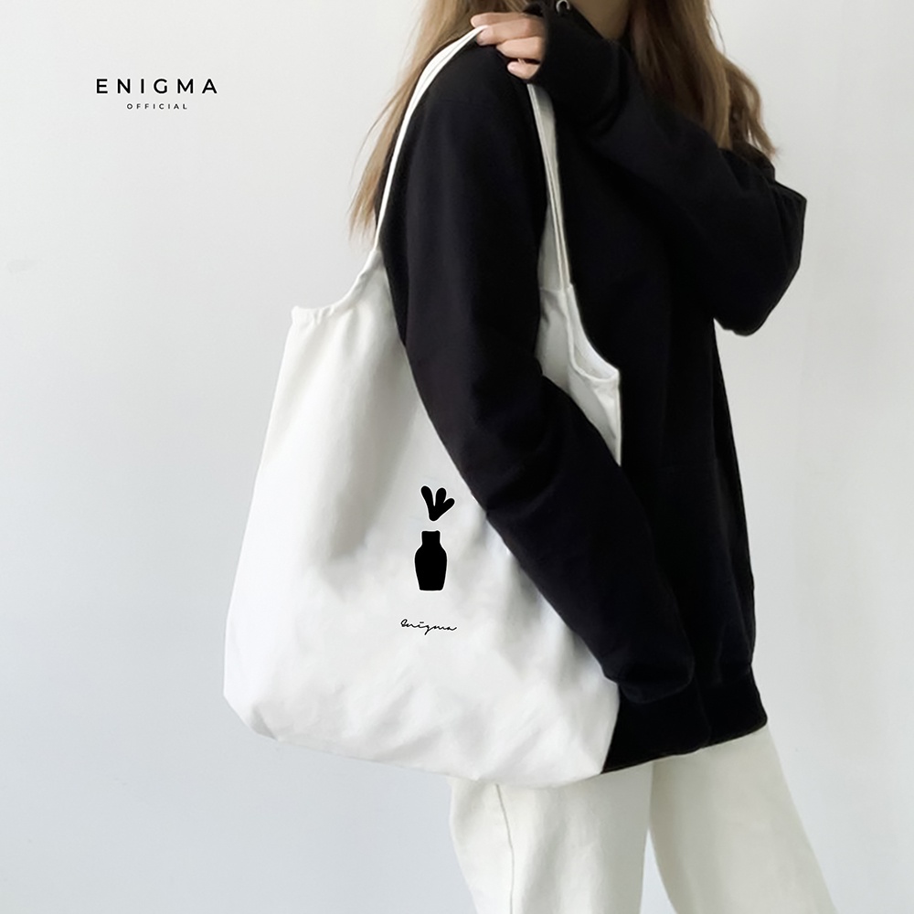 New TOTEBAG Canvas PREMIUM ENIGMA BAG Women TOTE BAG Women TOTEBAG ...