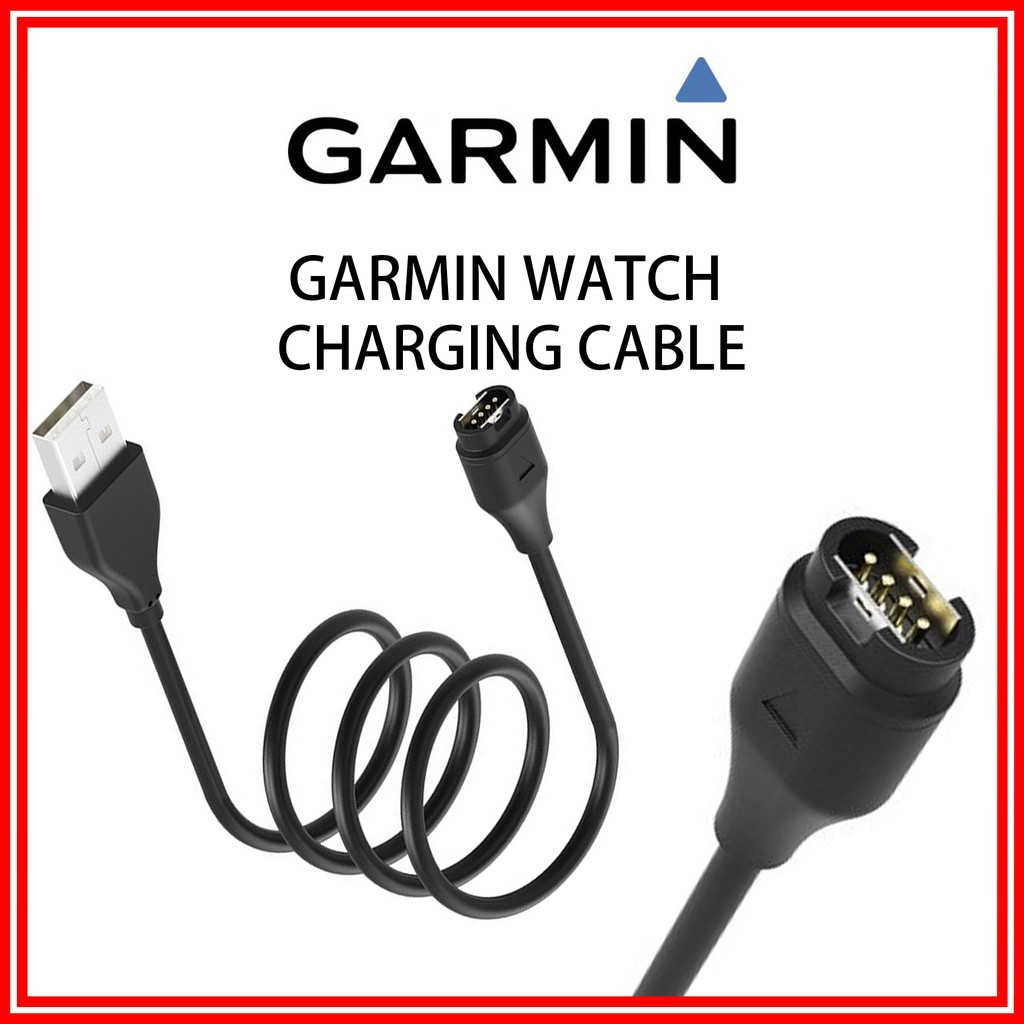 Garmin Smart Watch USB Charging Cable Fenix 5 6 Forerunner 935 945 245 Vivoactive 3 Instinct Venu Vivosport CHARGER Shopee Malaysia