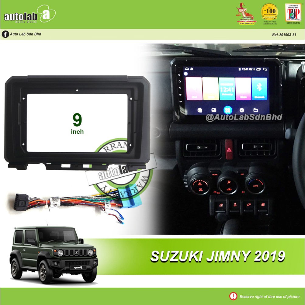 Android Player Casing 9" Suzuki Jimny 2019 (with Socket Suzuki
