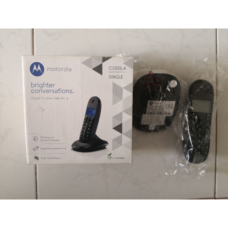 Motorola Digital Cordless Telephone C1001LA Shopee Malaysia