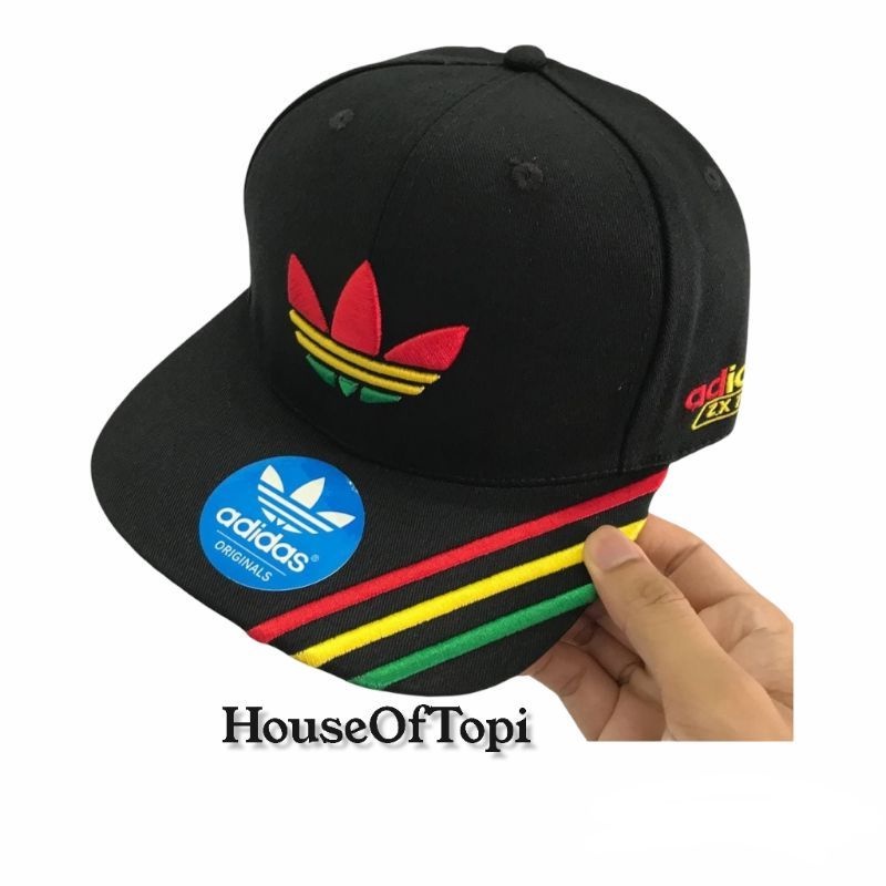 ADIDAS ZX 750 TREFOIL 3 STRIPES RASTA SNAPBACK CAP Shopee Malaysia