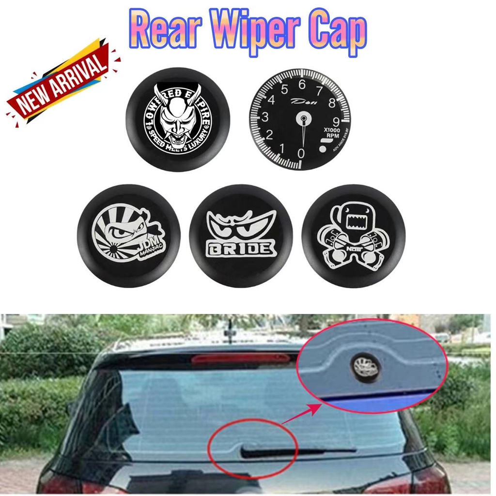 Jdm Racing car Wiper knob Auto Rear Wiper Delete Kit Plug Cap x50 x70 ...