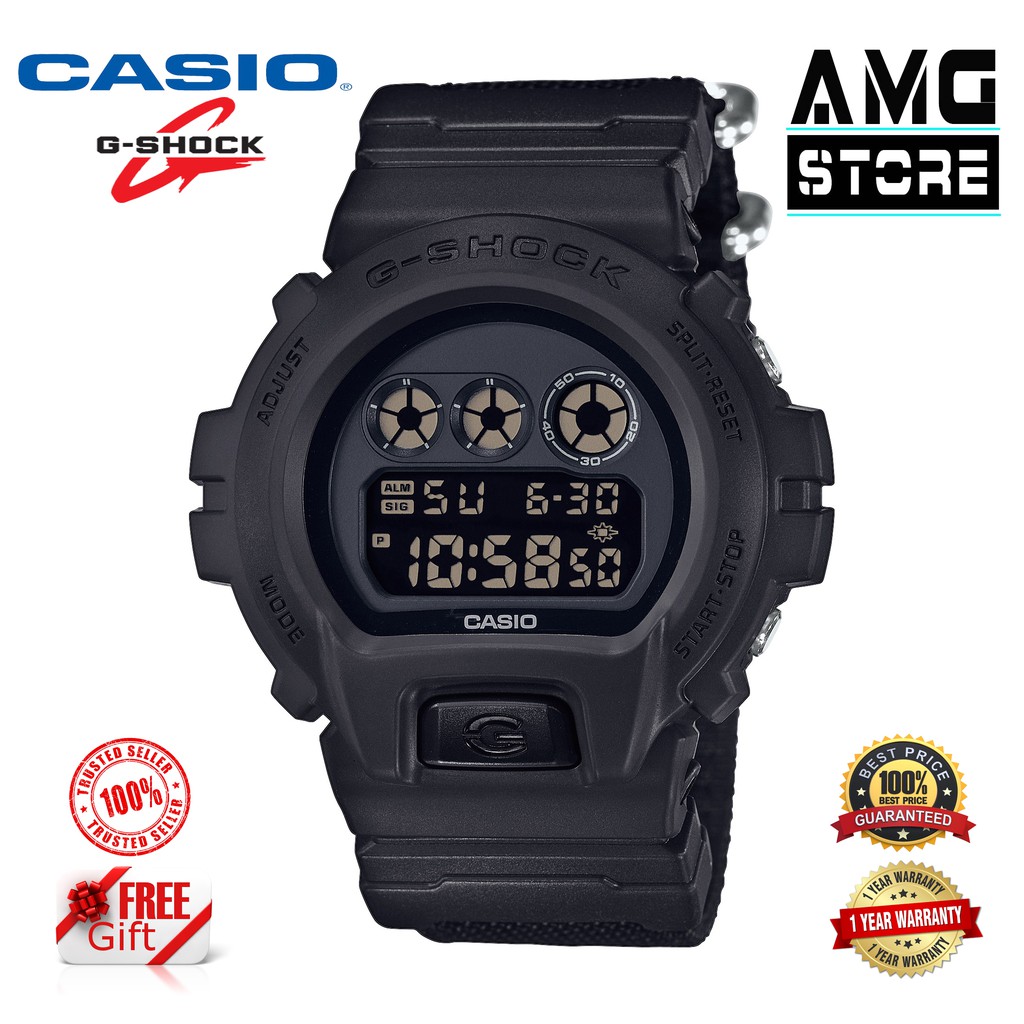 Casio G-Shock DW-6900BBN-1 Men's Watch (Black) | Shopee Malaysia