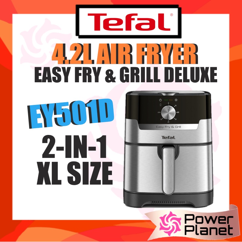 Moulinex Dual Easy Fry &amp; Grill: Freidora De Aire Con Vers&aacute;til Doble
