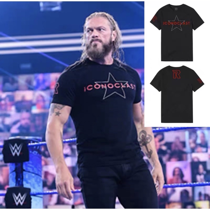 Edge wwe wrestling iconlast t shirt gusti wwf wcw aew | Shopee Malaysia