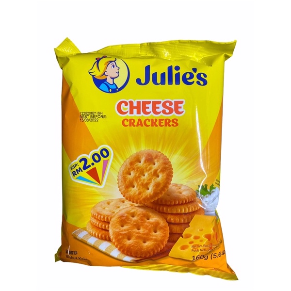 JULIE'S CHEESE CRACKERS 160G Shopee Malaysia