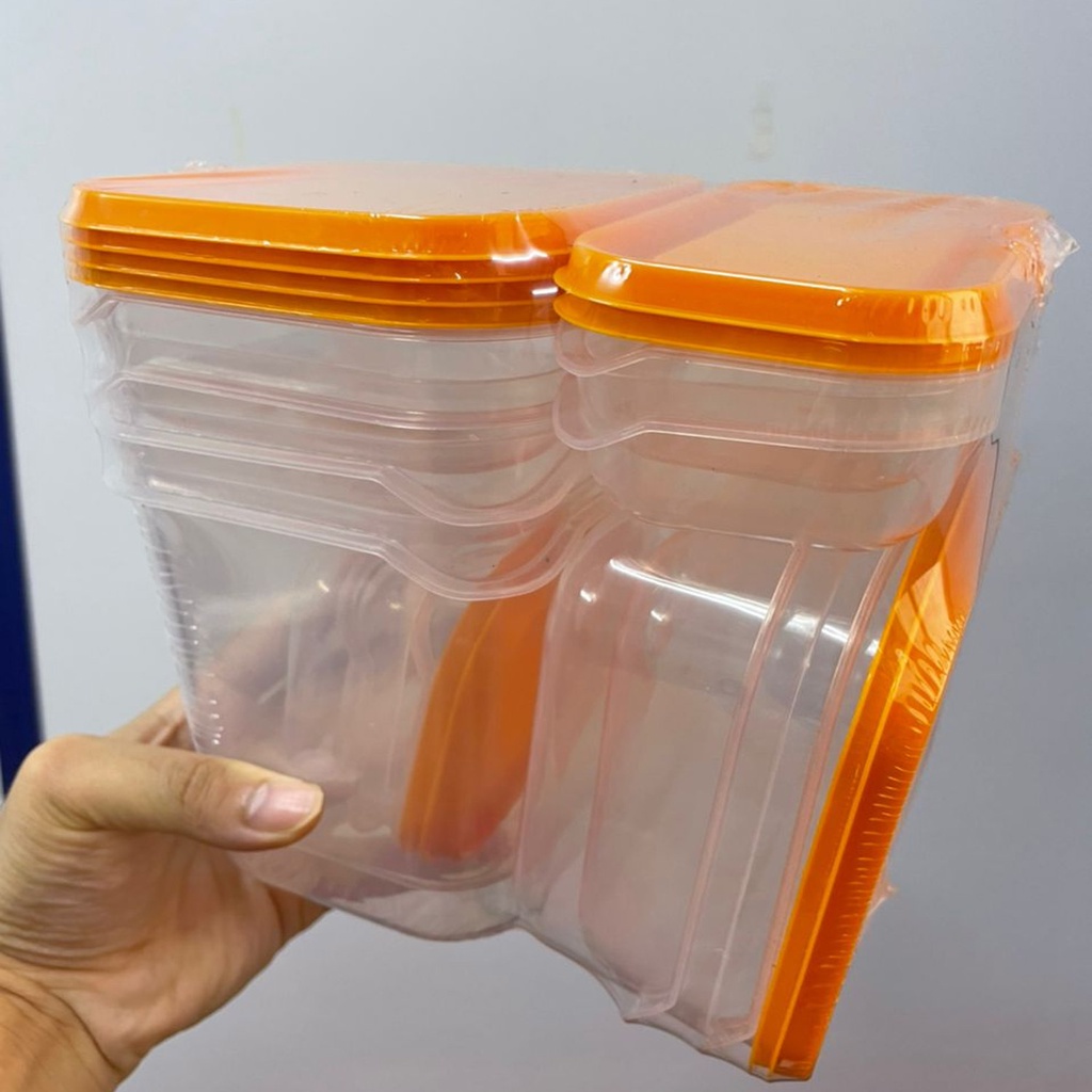 REDBUZZ 17pcs IKEA BPA Free Microwavesafe Multipurpose Food Container