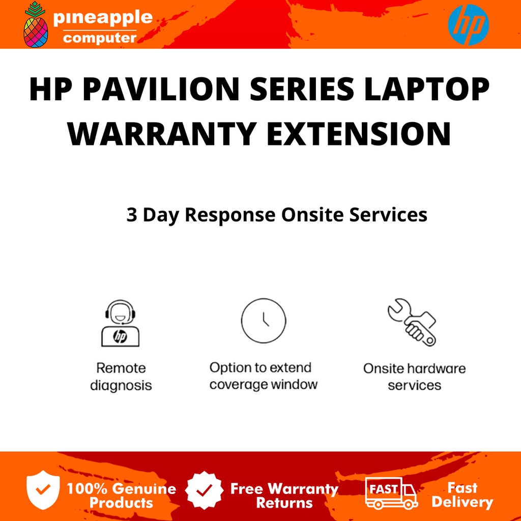 HP Laptop Extended Warranty HP Pavilion Series Laptop Warranty Extension HP Care Pack (Keep