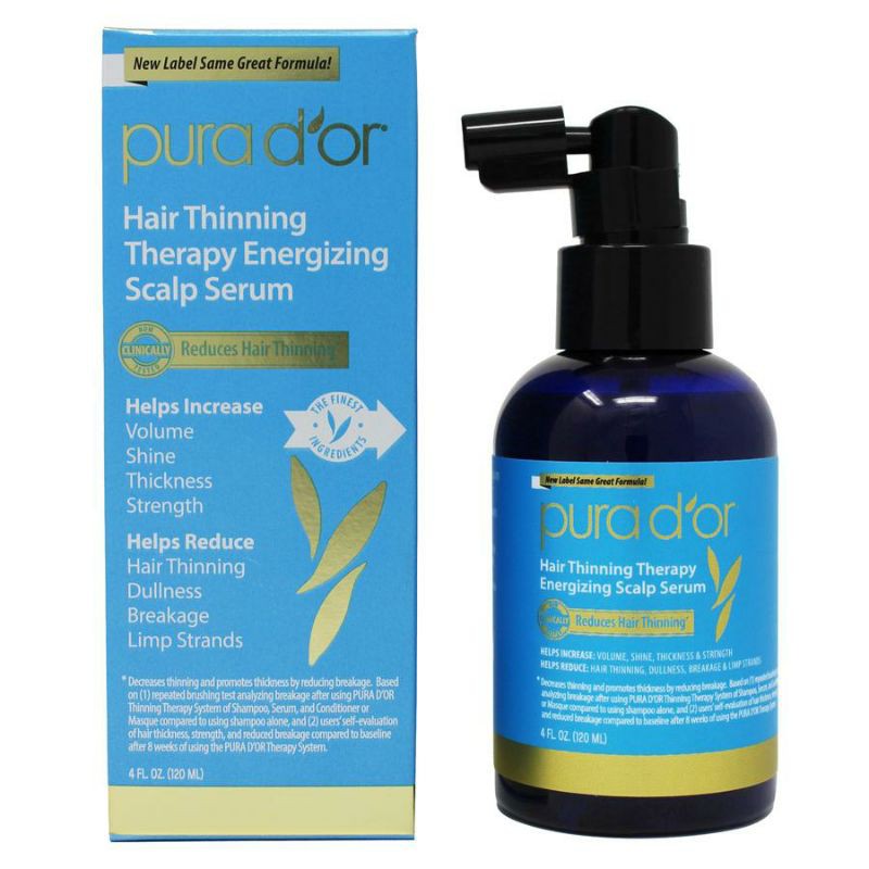 *CLEARANCE SALE* Pura D'or Hair Thinning Therapy Energizing Scalp Serum ...