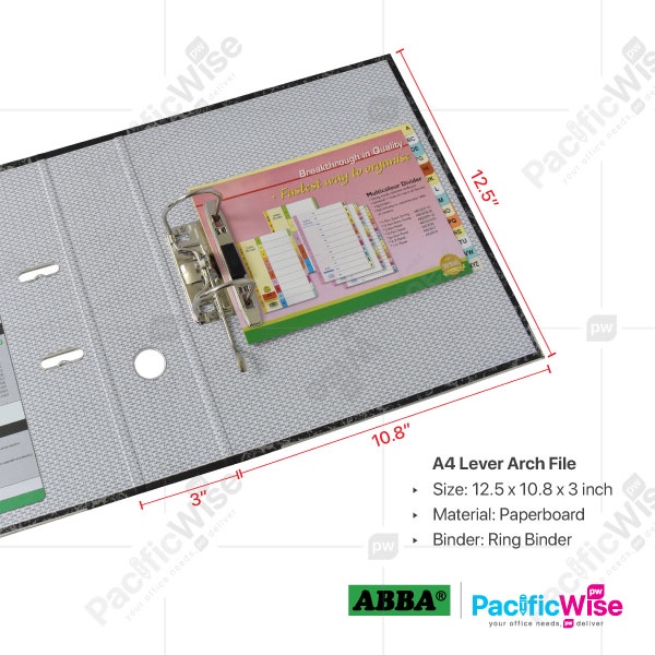 Arch File Special A4 Size/ABBA 414 Gold/Ring File/File Filing/Lever ...