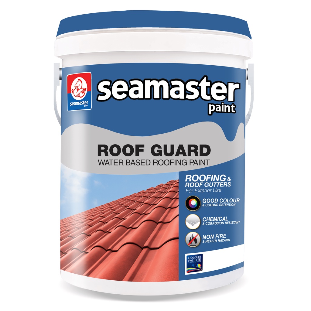 Seamaster Roof Guard Water Based Roofing Paint 8700 (5L) | Shopee Malaysia