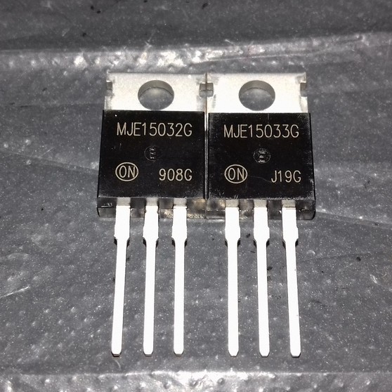 The Lord Of The Tools 2 Pairs MJE15032G MJE15033G TO-220 8A 250V 50W