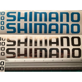 High Quality Shimano Cutting Sticker Vinyl Chrome Blue Black For Bike  Fishing