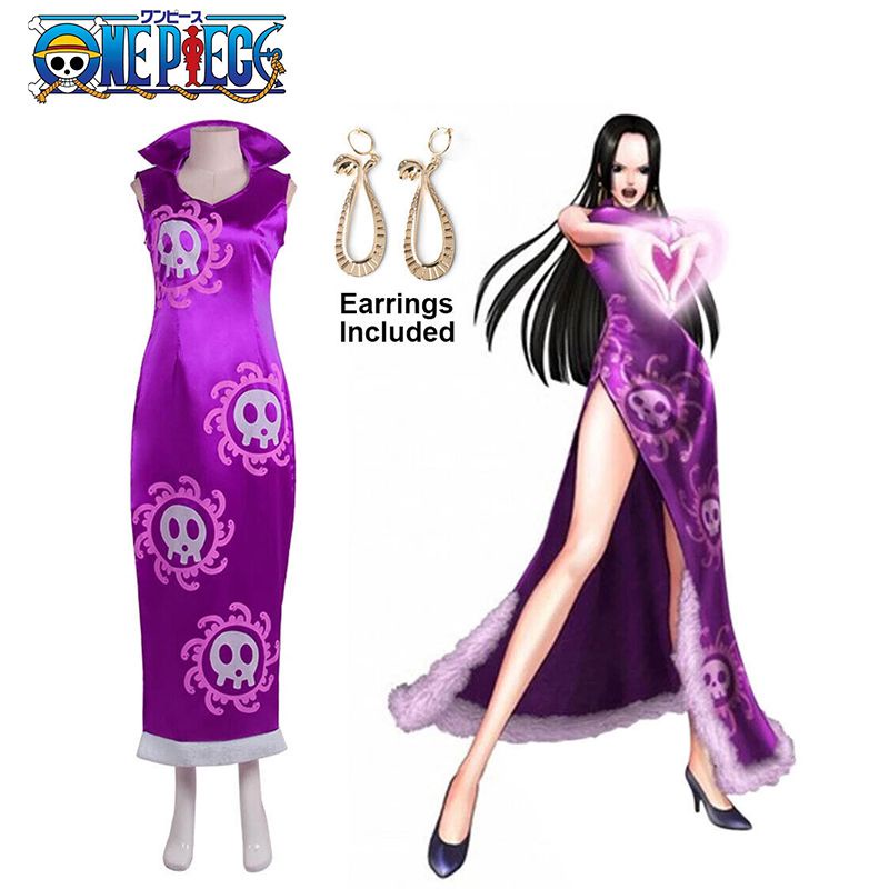 Anime One Piece Cosplay Boa Hancock Cosplay Costume Dress Halloween Carnival Party Suit Female 6500