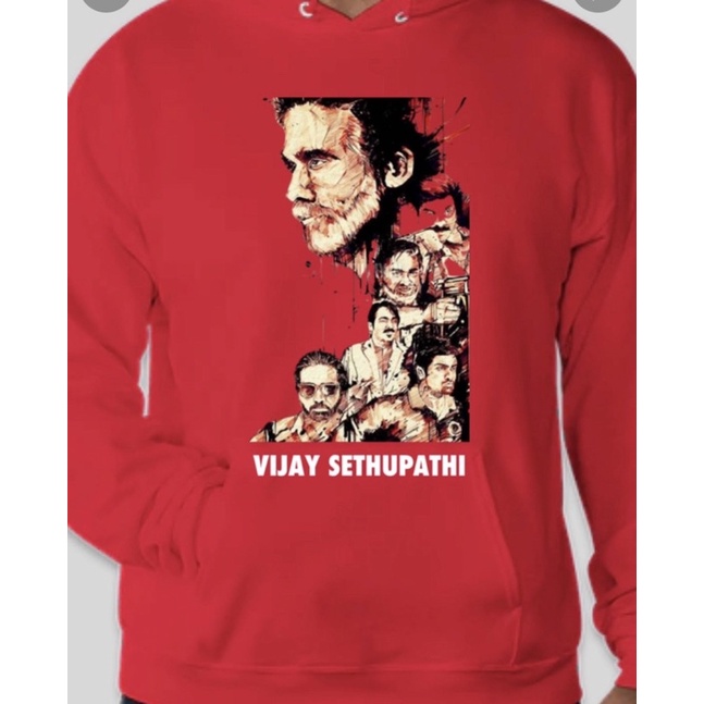 PRINTMASTER Vijay Sethupathi Hoodie (I) | Shopee Malaysia