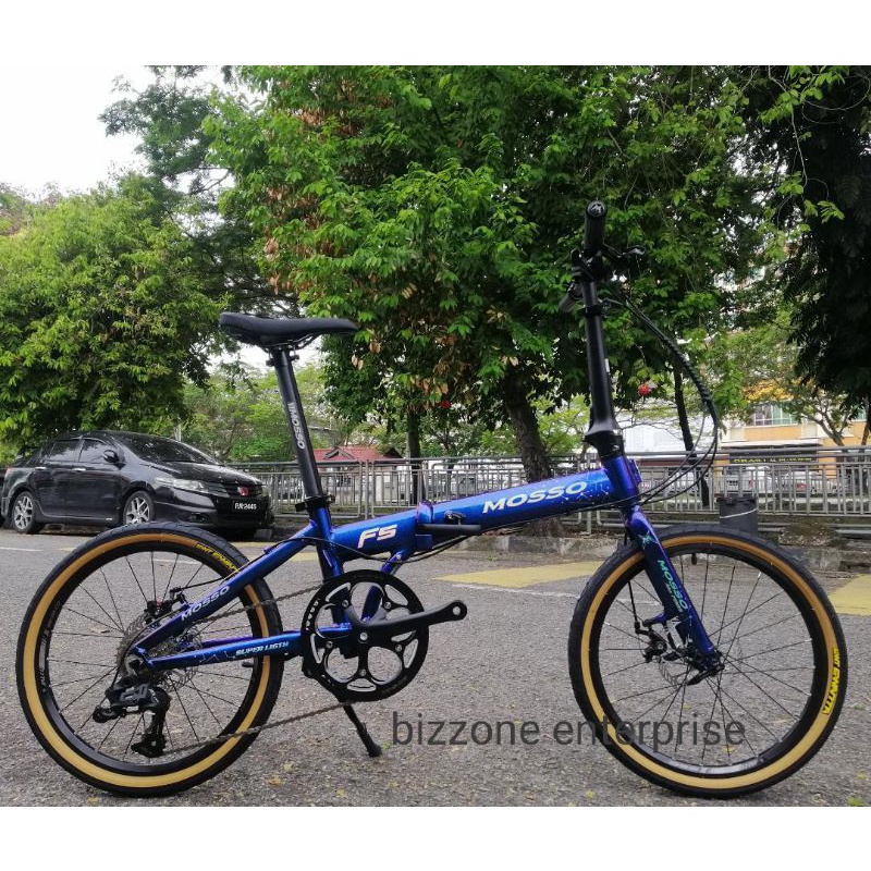 Sale 10speed 20 mosso f5 aluframe folding bike basikal lipat alu7005 Shopee Malaysia