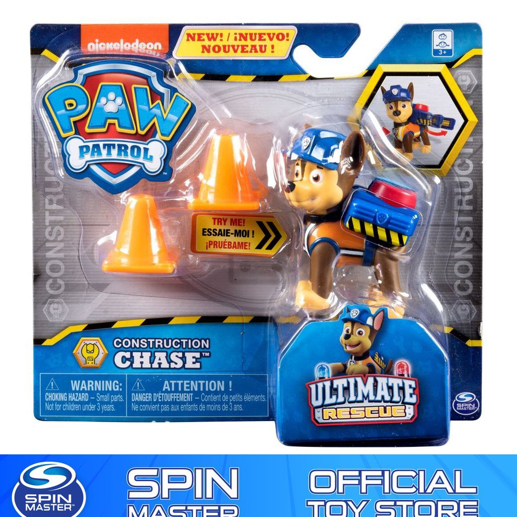 [Original] Paw Patrol Ultimate Rescue Construction - Chase Toys for Kids  Boys Girls