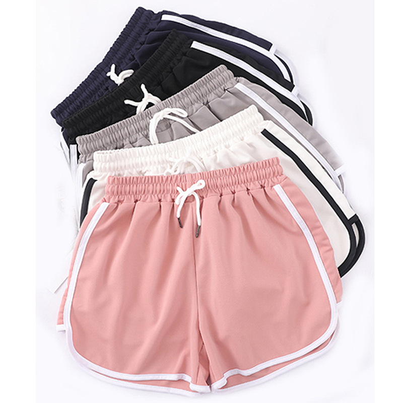 Women Summer Shorts Beach Short Pants Quick Dry Casual Three-point Pants  Sweatpants Plus size High-WaistinsLoose Running Shorts