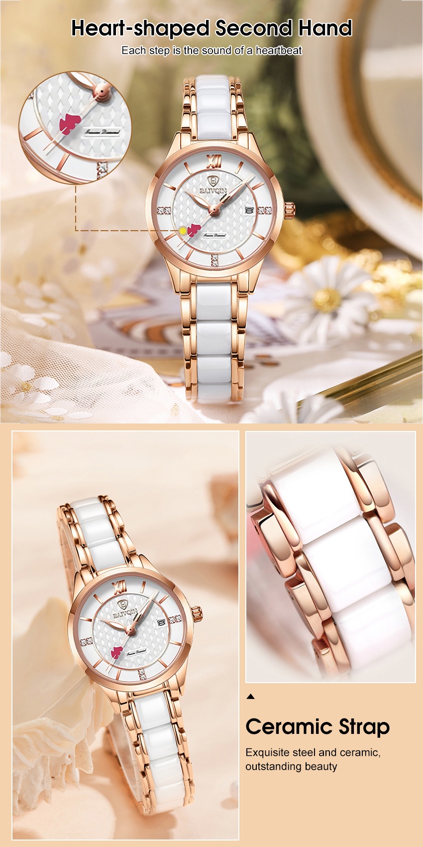 Ladies Fashion Watches Online 2026.LouisWill Ladies Fashion Watch Retro Quartz Watch 30M Waterproof Watch ...