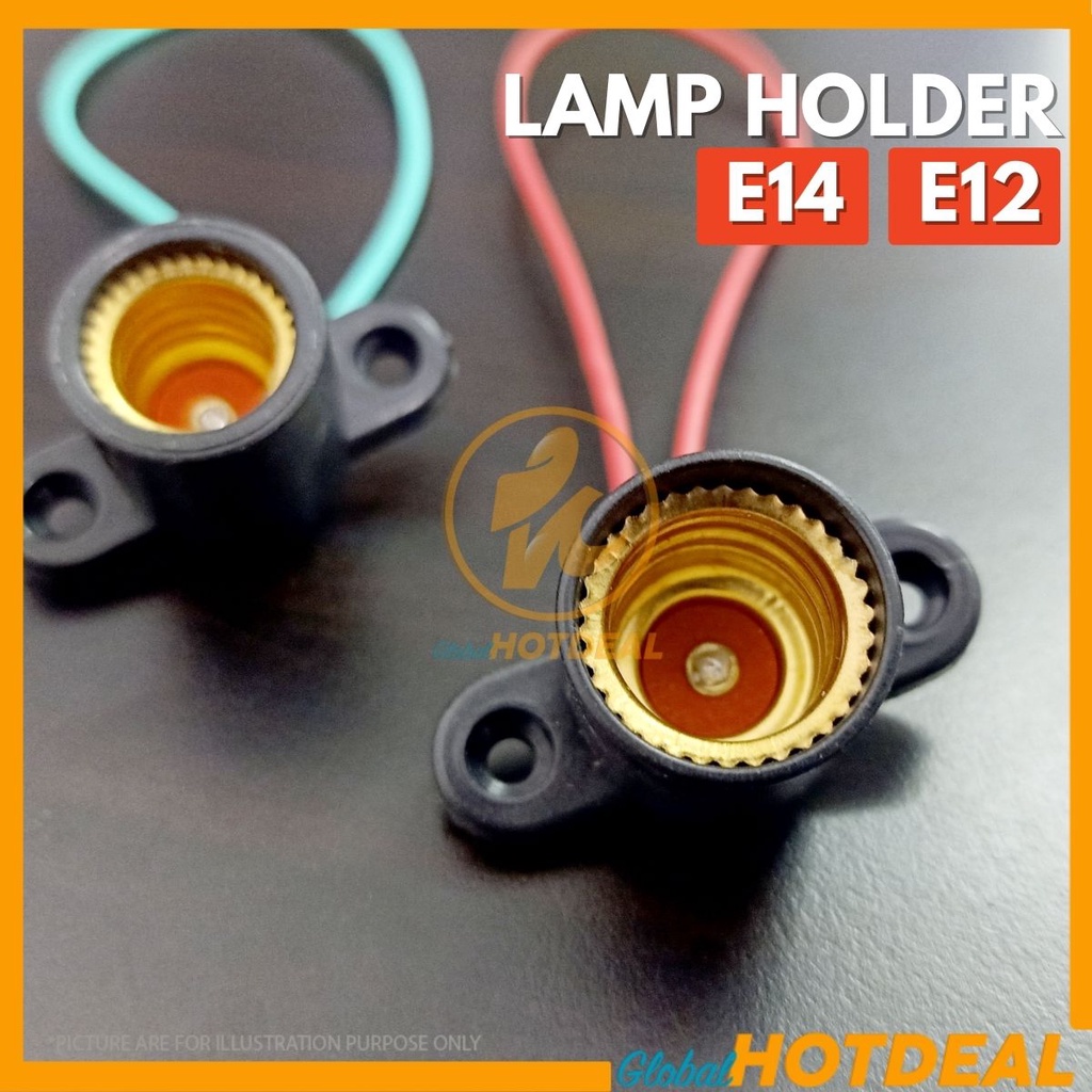 [READY STOCK] E12 / E14 Light Bulb Holder Battern Lamp Holder Bracket