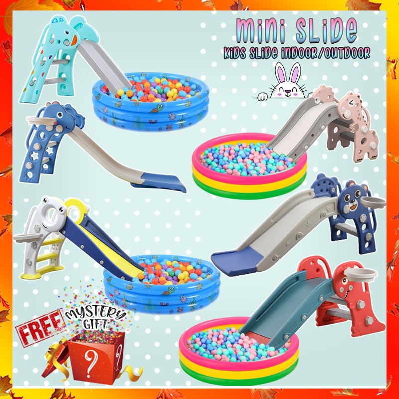 GOOGOO BIRD Mini Children Slide Indoor Safety Playground DIY Kids Slide ...