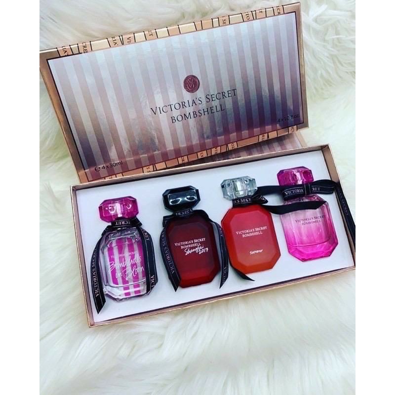 🔥READY STOCK🔥ORI TASTE VICTORIA SECRET BOMBSHELL 4 IN1 SET 30ML EACH ...