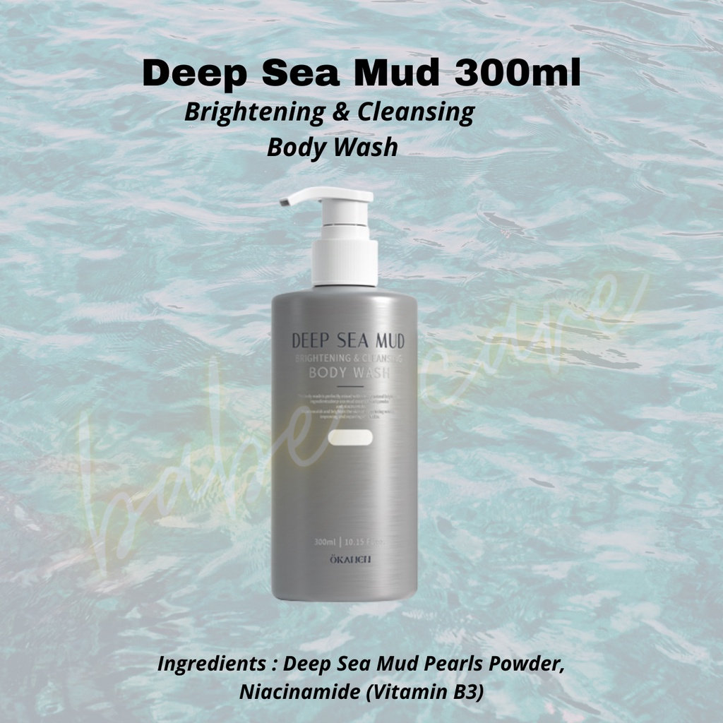 Okanen Deep Sea Mud Body Wash 300ml Purifying & Brightening the