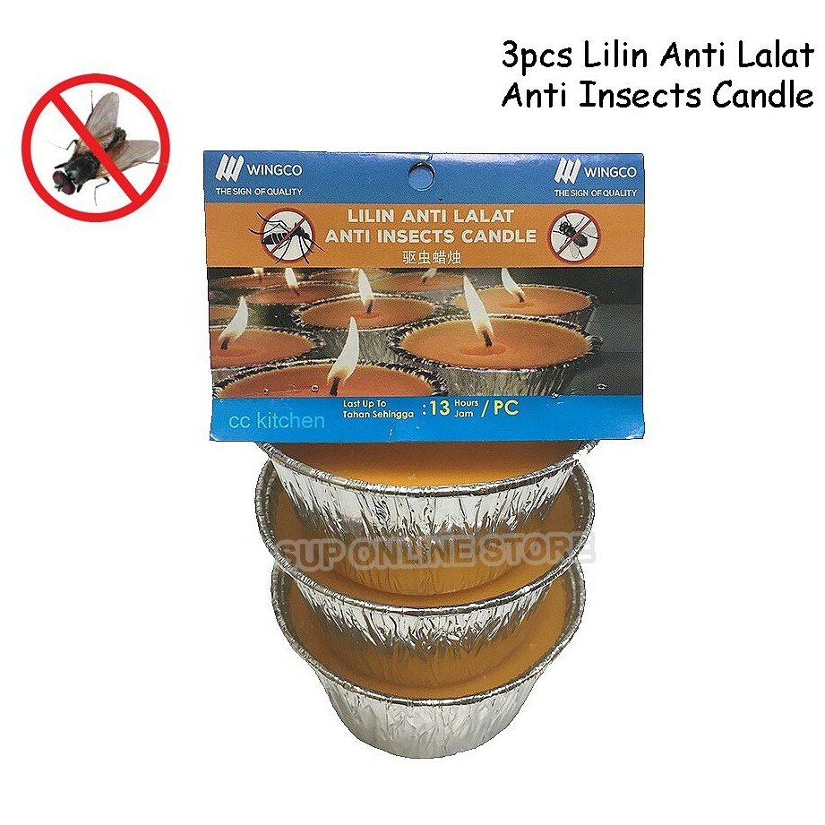 3pcs Anti Insects Candle / Naturals Mosquito Repellent Candle Outdoor