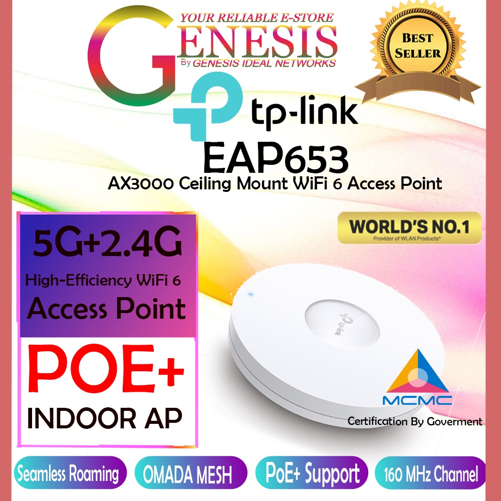 TPLINK EAP115 / EAP225 / EAP245 / EAP610 / EAP650 / EAP653 WIRELESS