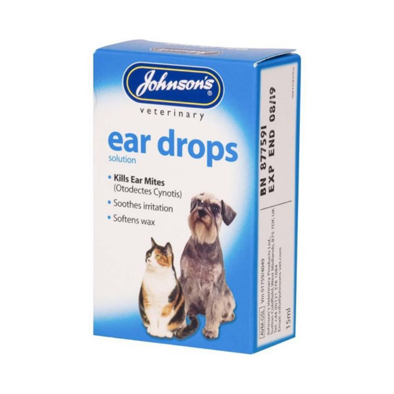 Johnson's Veterinary Ear Drop Solution 15ml Shopee Malaysia