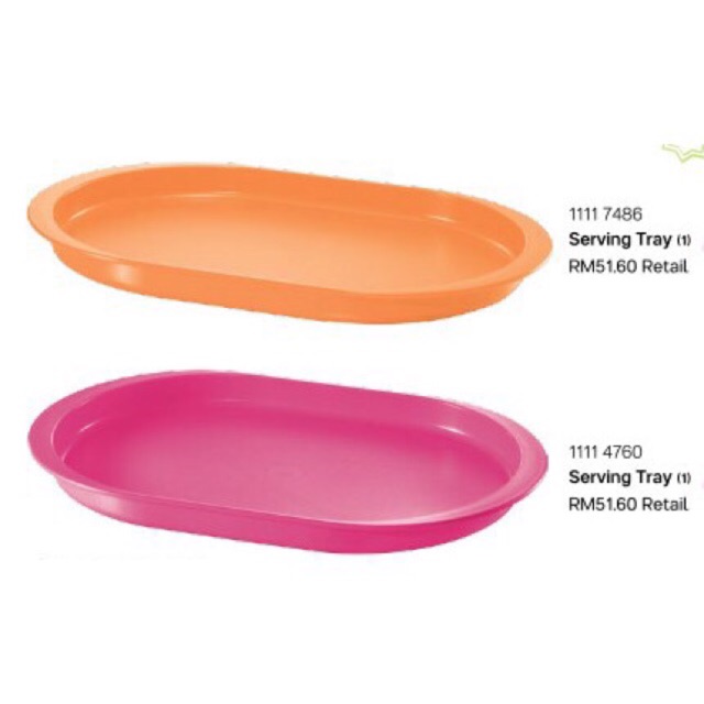 TUPPERWARE Serving Tray Shopee Malaysia