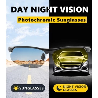 Men Polarized Driving Glasses Sun Glasses Day Night Vision Driver's Eyewear